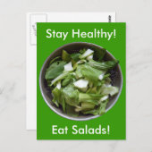 Lettuce Salad Briefkaart (Voorkant / Achterkant)