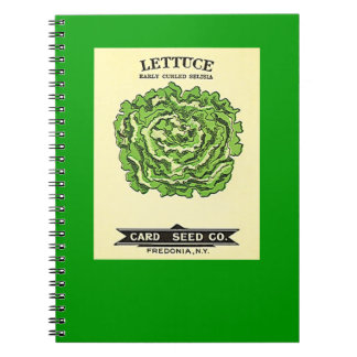 Lettuce Seeds Card Seed Company Notitieboek