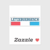 Lëtzebuergesch Sticker (Vel)