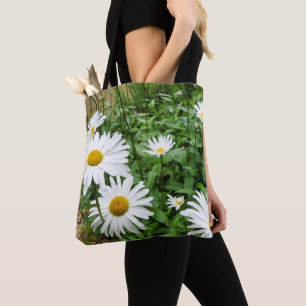 Leucanthemum sur le sac d'impression