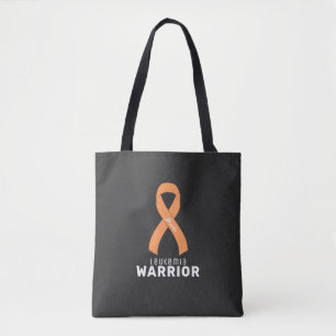 Leucémie Cancer Ruban Sac fourre-tout noir