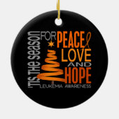 Leucémie Noël 1 Ornements (Dos)
