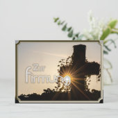 Leuchtendes Kreuz zur Firmung Kaart (Staand voorkant)