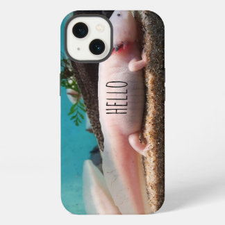 Leucistic Axolotl iPhone 13 Hoesje