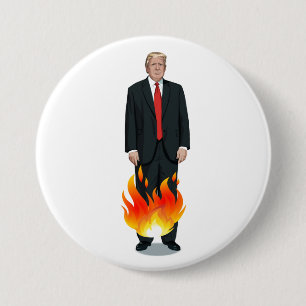 Leugenaar! Leugenaar! Ronde Button 7,6 Cm