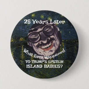Leugenaar Trump Epstein Eiland Bestanden Baby's Re Ronde Button 7,6 Cm