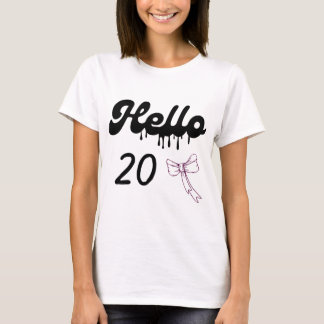 Leuk 20e verjaardagsshirt voor meisjes – Gefelicit T-shirt