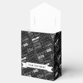 Leuk 55e verjaardagsfeestje gepersonaliseerd monog bedankdoosjes (Geopend)