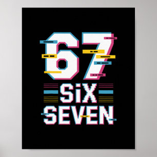 Leuk 6 7 Zes Zeven Meme Poster