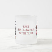 Leuk aangepast Halloween feest Matglas Koffiemok (Center)