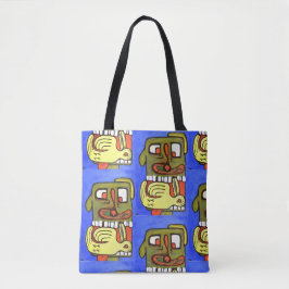 Leuk Abstract hondengezicht Draagtas