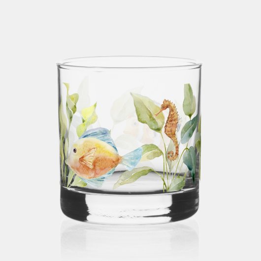 Leuk actueel visontwerp whisky glas (Voorkant)