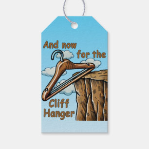 Leuk Afbeelding van Cliff Hanger met Speelse Wordp Cadeaulabel