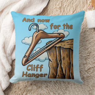 Leuk Afbeelding van Cliff Hanger met Speelse Wordp Kussen