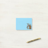 Leuk Afbeelding van Cliff Hanger met Speelse Wordp Post-it® Notes (Op bureau)