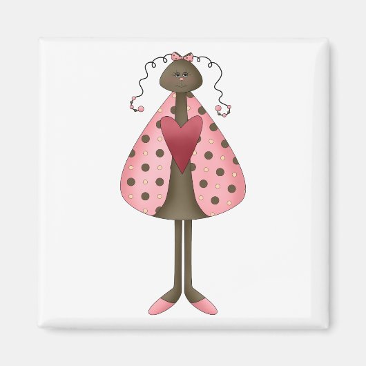 Leuk als een Bug · Ladybug Doll Magneet (Voorkant)