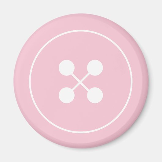Leuk als een Button Baby shower Magnet Favor Magneet (Voorkant)