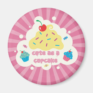 Leuk als een cupcake magneet