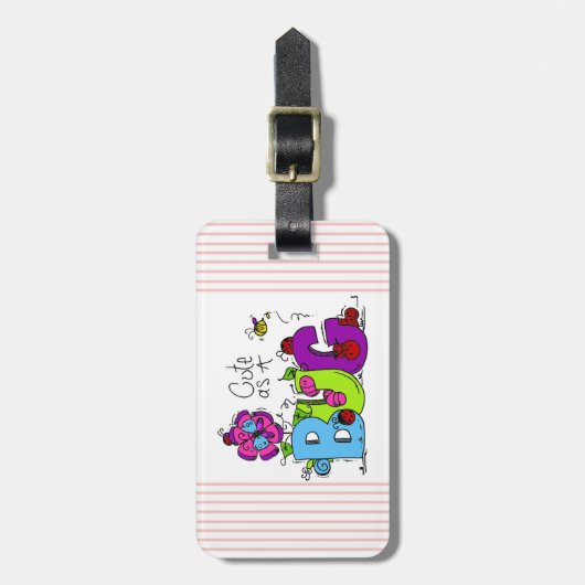 Leuk als Insect Bagagelabel (Voorkant verticaal)