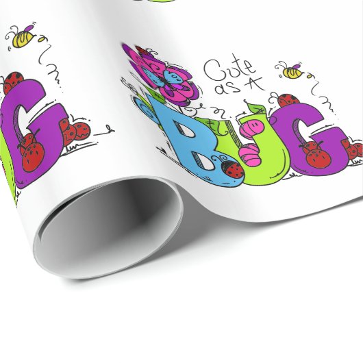 Leuk als Insect Cadeaupapier (Rol Hoek)