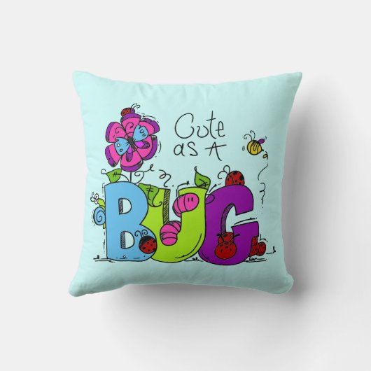 Leuk als Insect Kussen (Achterkant)