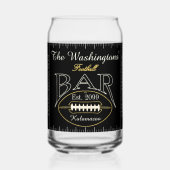 Leuk Amerikaans Football Bar Drinkware Bier Blikvorm Glas (Achterkant)
