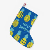 Leuk ananas Kaart ontwerp Kleine Kerstsok (Voorkant (Hangend))