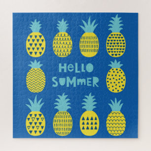 Leuk ananas Kaart ontwerp Legpuzzel