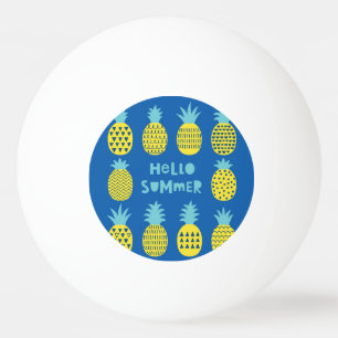 Leuk ananas Kaart ontwerp Pingpongballen