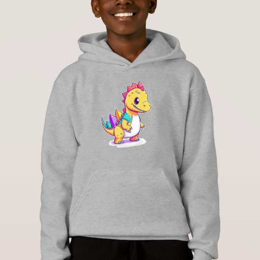 Leuk Baby Dinosaur Design voor Kids T-Shirt (Voorkant)