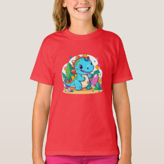 Leuk Baby dinosaurus ontwerp T-shirt