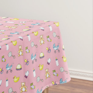 Leuk baby showerpatroon tafelkleed