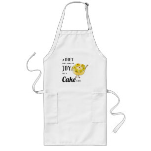 Leuk bakspreuk voor cake lang schort