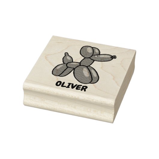 Leuk ballon dier hond aangepaste ontwerp 	rubberstempel (Stempel)