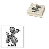 Leuk ballon dier hond aangepaste ontwerp 	rubberstempel (Gestempeld)