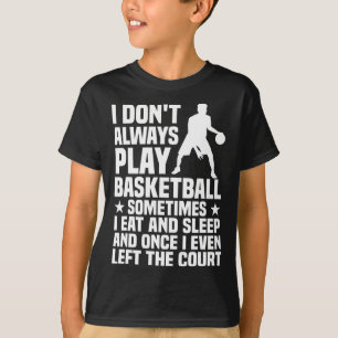 Leuk basketbal ontwerp voor mannen vrouwen basketb t-shirt