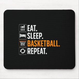 Leuk basketbal voor mannen vrouwen team sport bask muismat
