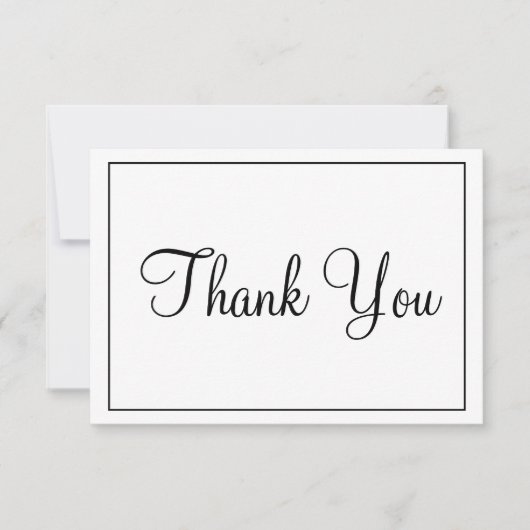 Leuk Bedankt Zwart en Wit (Voorkant)