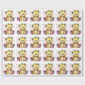 Leuk Beer Cool Teddy positief Cadeaupapier (Vlak)