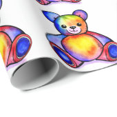 Leuk Beer Cool Teddy positief Cadeaupapier (Rol Hoek)