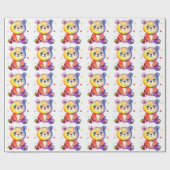 Leuk Beer Cool Teddy positief Cadeaupapier (Vlak)