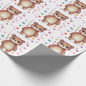 Leuk Beer Cool Teddy positief Cadeaupapier (Hoek)