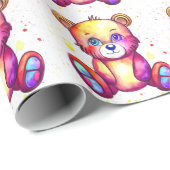 Leuk Beer Cool Teddy positief Cadeaupapier (Rol Hoek)