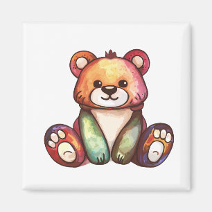 Leuk Beer Cool Teddy positief Magneet