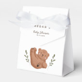 Leuk Beer Jongen Baby shower Bedankdoosjes (Voorkant Zijde)