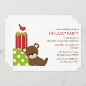 Leuk Beer Kerstfeest Kaart (Voorkant / Achterkant)