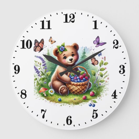 Leuk beer liefhebbers dier grote klok (Voorkant)