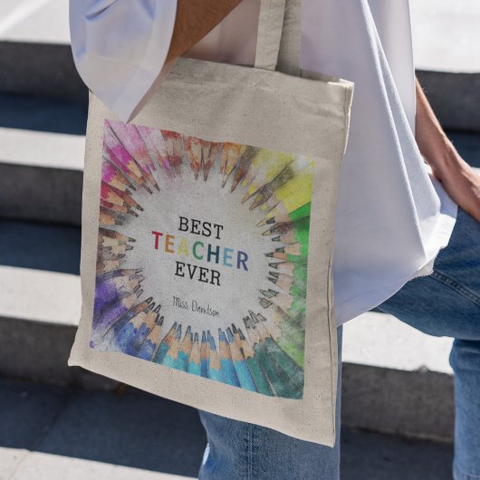 Leuk Beste Leraar Ooit Leraren Waarderingsgeschenk Tote Bag