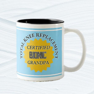 Leuk! Bionische knievervangende Mok