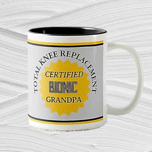 Leuk! Bionische knievervangende Mok